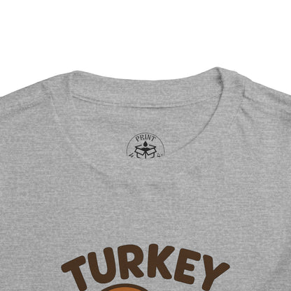 Turkey Taster Toddler Unisex T-Shirt | Fun Holiday Shirt, Thanksgiving Apparel, Gift for Kids, Cute Foodie Outfit