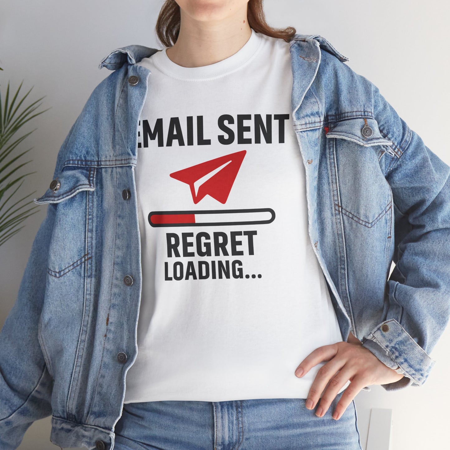 Email Sent Regret Loading Unisex T-Shirt | Funny Coworker Gift, Office Humor, Casual Wear, Quirky Tee