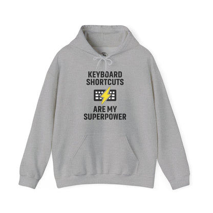 Keyboard Shortcuts Are My Superpower Hoodie - Tech Lovers, Gift for Programmers, Office Gift, Casual Wear
