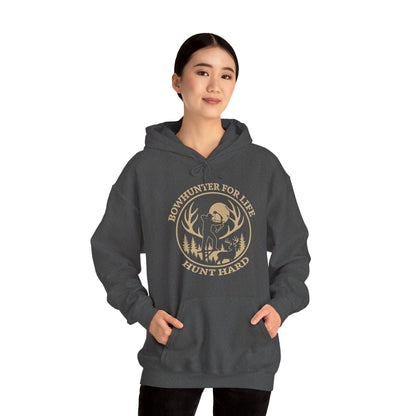 Hunt Hard Hoodie - Adventure Awaits, Perfect for Outdoor Enthusiasts, Gift for Hunters, Fall Fashion, Cozy Sweatshirt