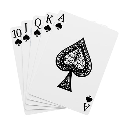 Poker Playing Cards Set, Unique Card Deck for Game Night, Gift for Poker Lovers, Custom Playing Cards, Durable Poker Cards