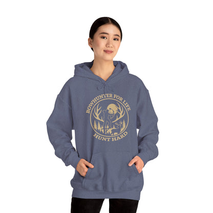 Hunt Hard Hoodie - Adventure Awaits, Perfect for Outdoor Enthusiasts, Gift for Hunters, Fall Fashion, Cozy Sweatshirt