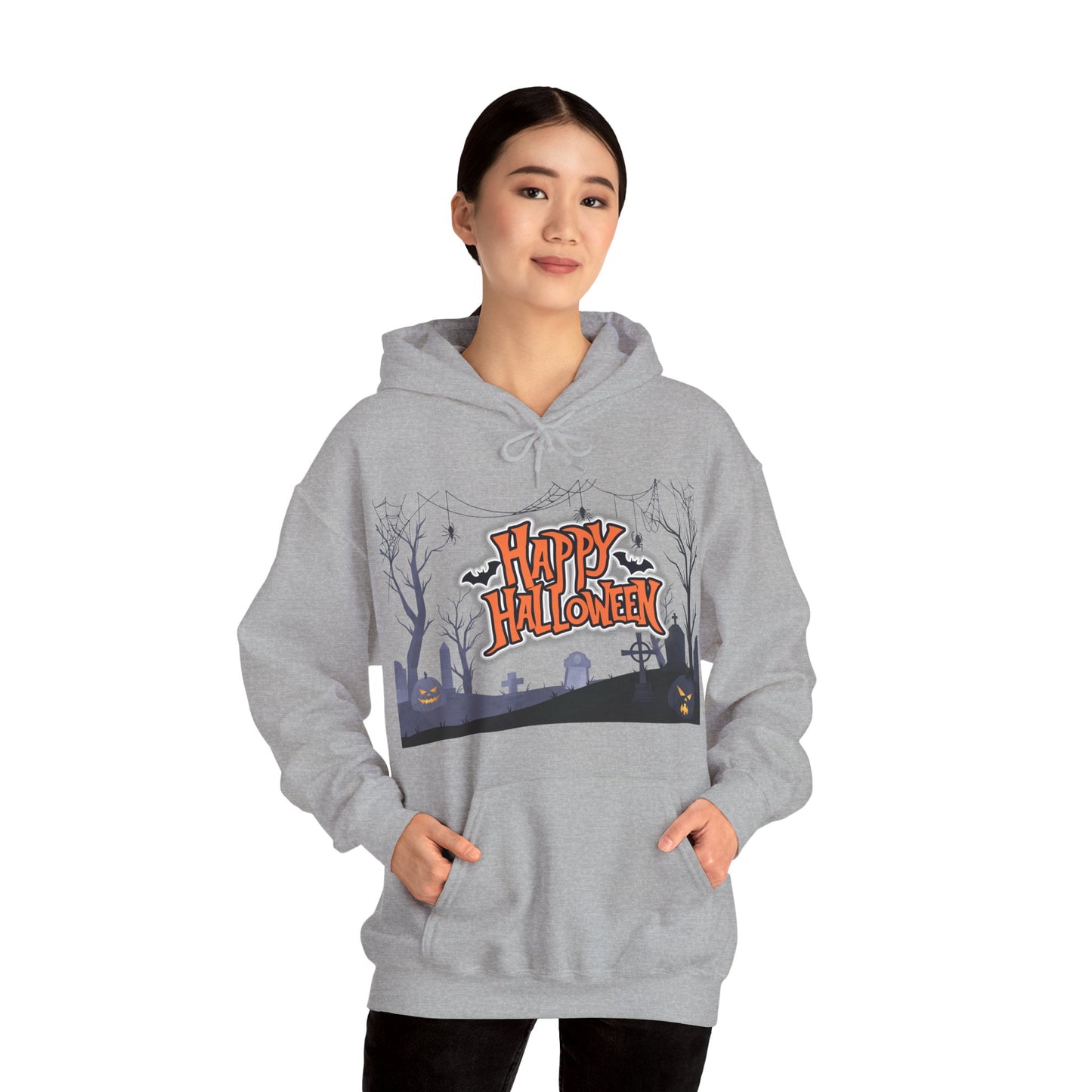 Halloween Hoodie, Cozy Unisex Hoodie, Spooky Season Apparel, Autumn Fashion, October 31st Celebration, Gift for Halloween Lovers