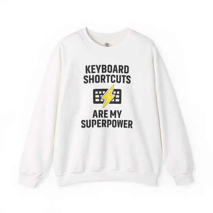 Keyboard Shortcuts Are My Superpower Sweatshirt | Crewneck, Computer Lover Gift, Tech Humor, Geeky Fashion, Office Gift