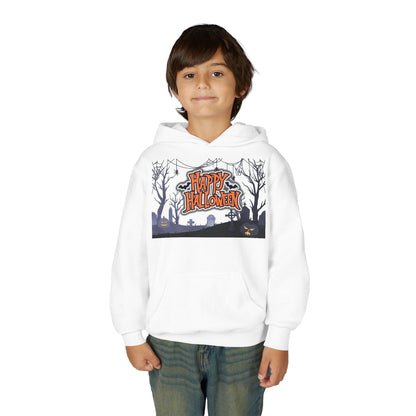 Youth Halloween Sweatshirt - Cozy Fall Apparel, Spooky Season Gift, Kids Hoodie, Holiday Celebration Wear, Trick or Treat Outfit