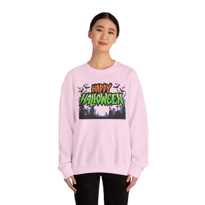 Happy Halloween Crewneck Sweatshirt, Halloween Apparel, Fall Fashion, [...]