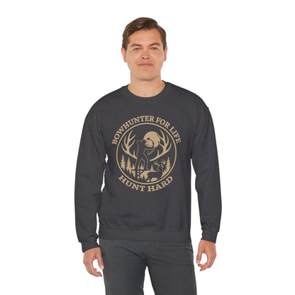 Bowhunter For Life Unisex Sweatshirt | Hunting Apparel, Outdoor Lovers, Great Gift for Hunters, Fall Apparel