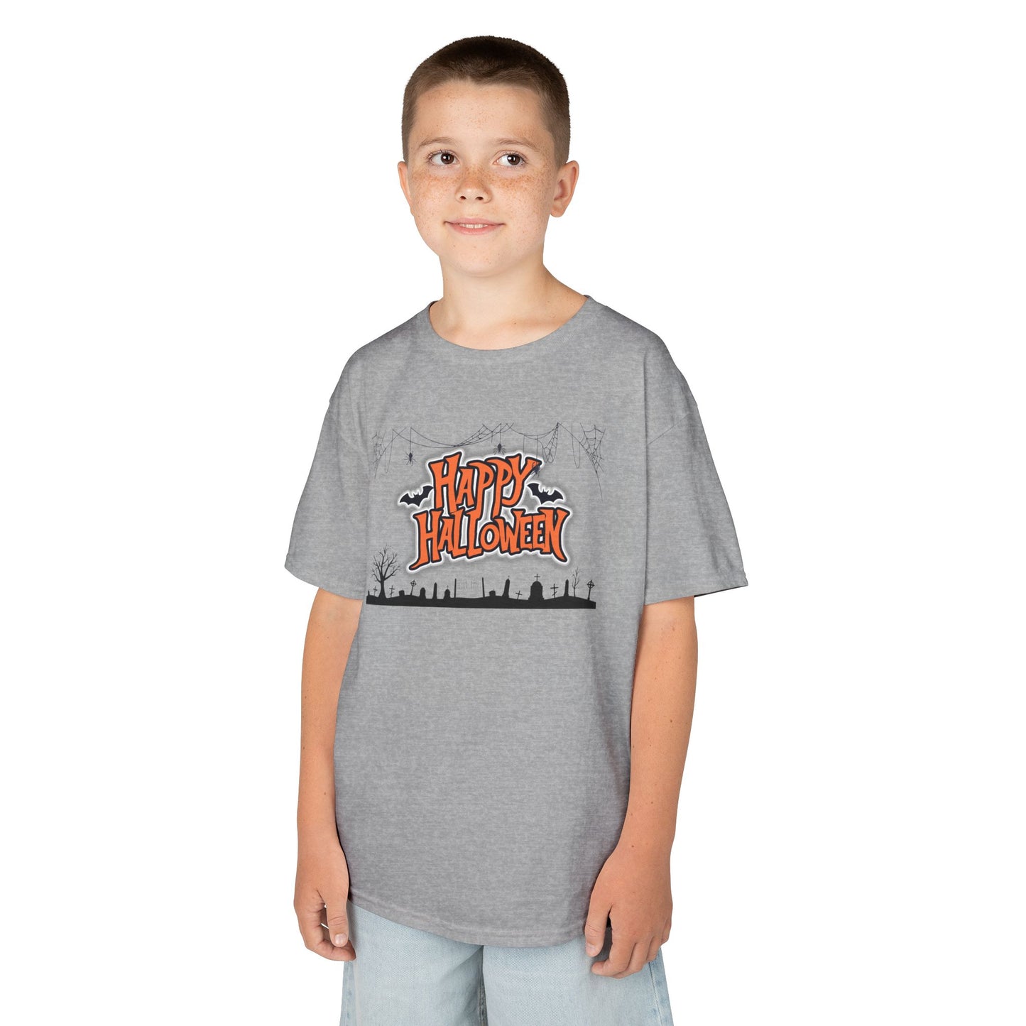 Halloween Kids Tee, Cute T-Shirt, Spooky Shirt for Halloween, Fun Kids Apparel, Halloween Costume Top