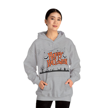 Halloween Hoodie, Unisex Heavy Blend Hoodie, Cozy Fall Apparel, Spooky Season Gift, Halloween Celebration Wear