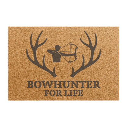 Bowhunter Life Doormat, Rustic Outdoor Mat, Hunting Welcome Mat, Gift for Hunters, Cabin Decor, Archery Enthusiast Decor