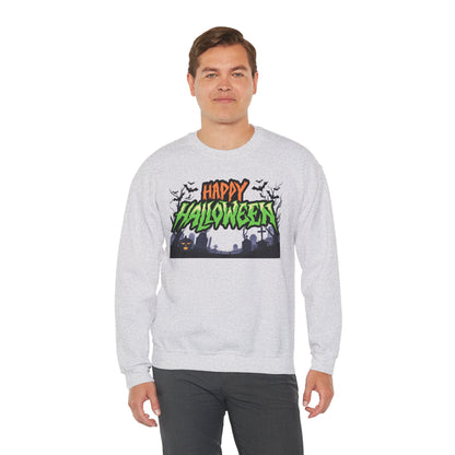 Happy Halloween Crewneck Sweatshirt, Halloween Apparel, Fall Fashion, [...]
