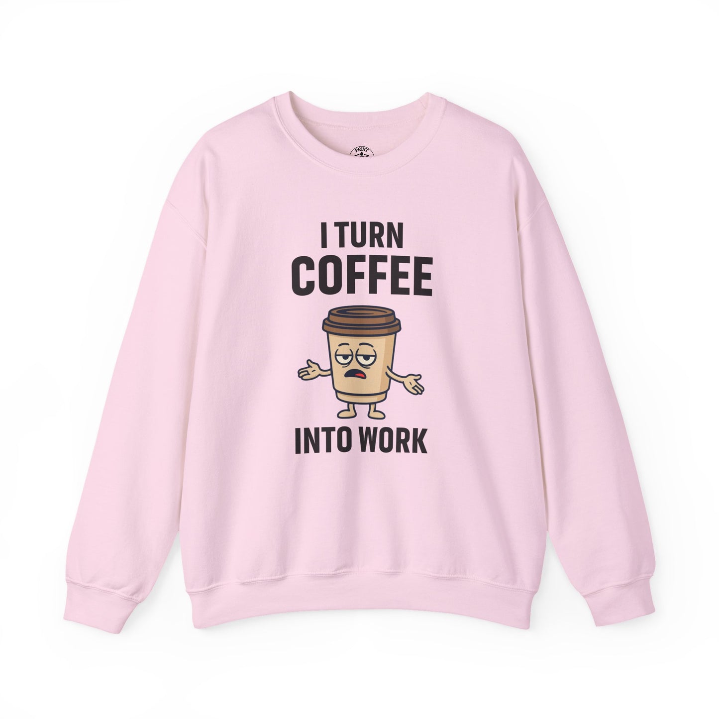 Coffee Lover's Crewneck Sweatshirt - Perfect Gift for Baristas and Caffeine Junkies, Fun Coffee Humor, Cozy Lounge Wear
