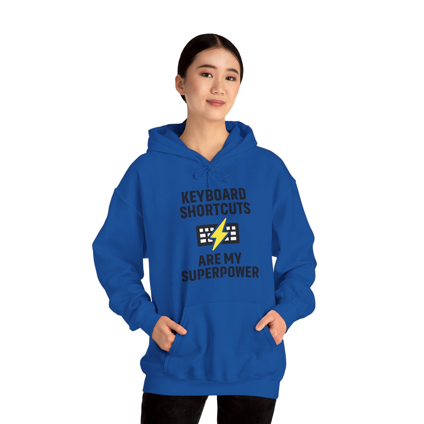 Keyboard Shortcuts Are My Superpower Hoodie - Tech Lovers, Gift for Programmers, Office Gift, Casual Wear