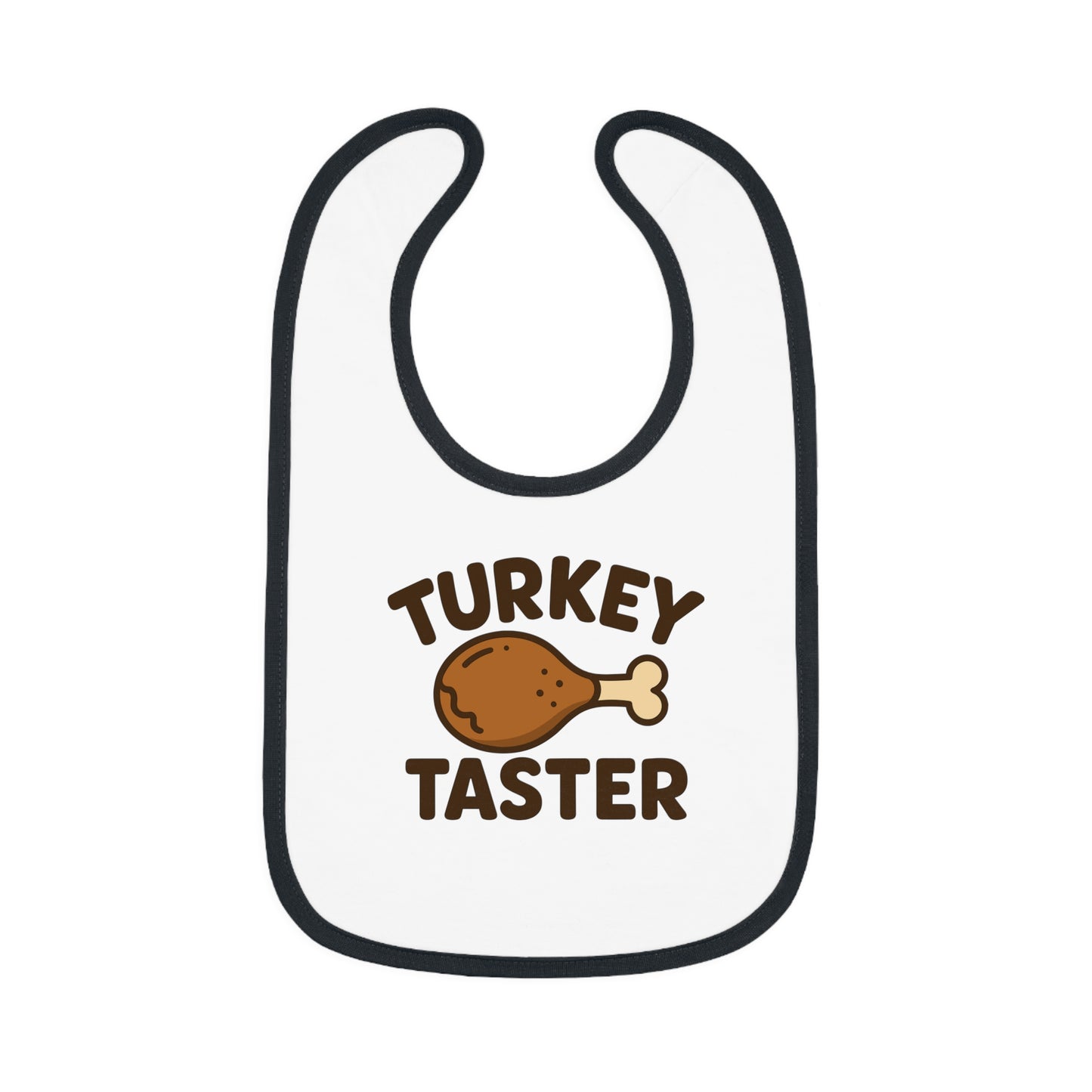 Turkey Taster Baby Bib | Thanksgiving Baby Bib, Holiday Infant Bib, Baby Shower Gift, Toddler Feeding Accessory