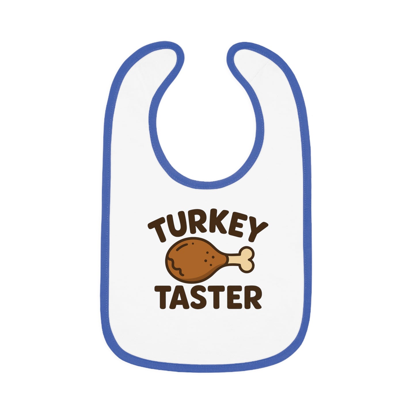 Turkey Taster Baby Bib | Thanksgiving Baby Bib, Holiday Infant Bib, Baby Shower Gift, Toddler Feeding Accessory