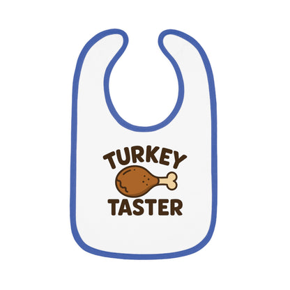 Turkey Taster Baby Bib | Thanksgiving Baby Bib, Holiday Infant Bib, Baby Shower Gift, Toddler Feeding Accessory