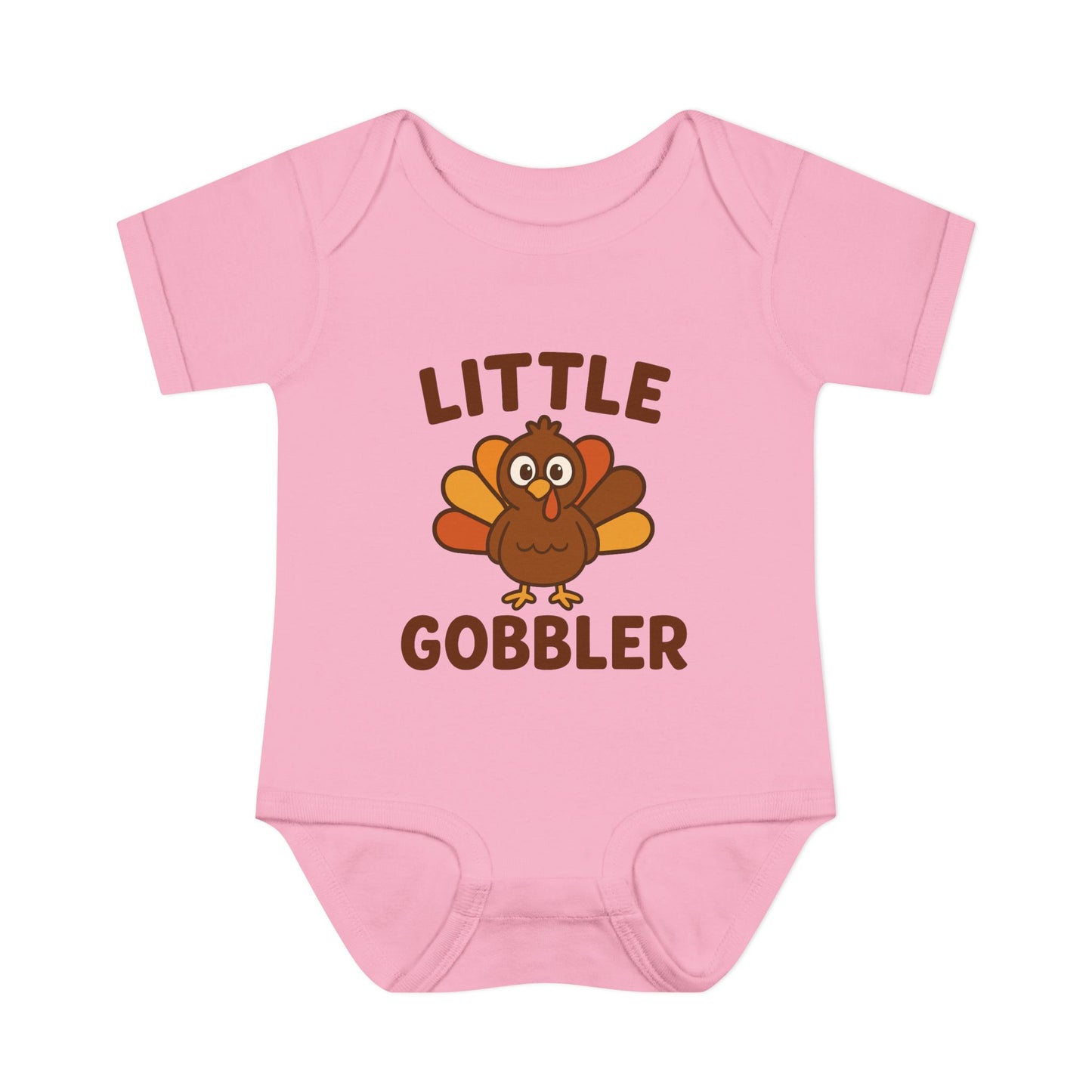 Little Gobbler Infant Unisex Onesie | Baby Clothes, Fall Fashion, Holiday Outfit, Cute Baby Gift, Turkey Onesie