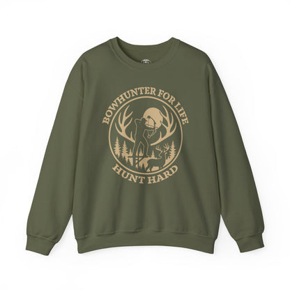 Bowhunter For Life Unisex Sweatshirt | Hunting Apparel, Outdoor Lovers, Great Gift for Hunters, Fall Apparel