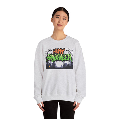 Happy Halloween Crewneck Sweatshirt, Halloween Apparel, Fall Fashion, [...]