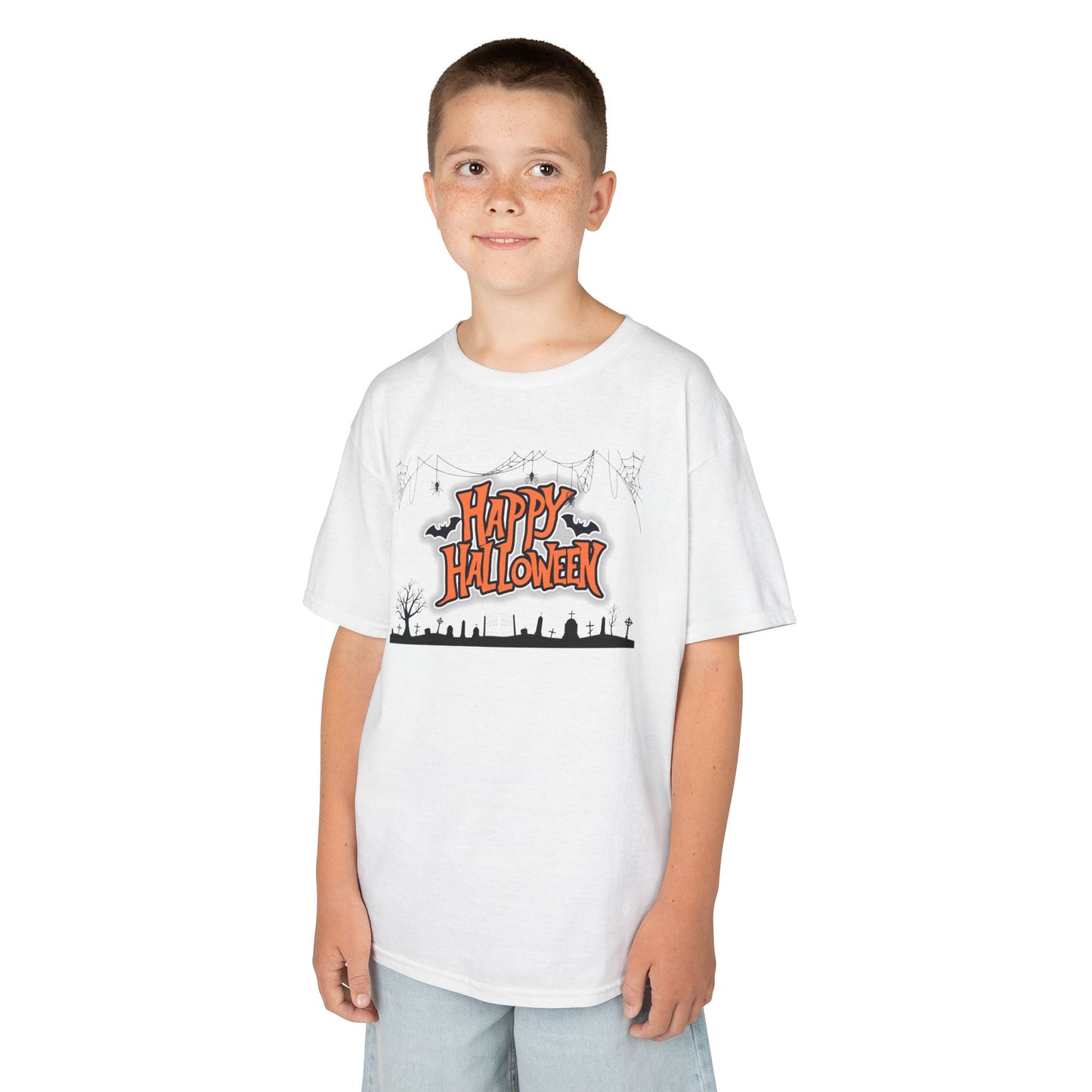 Halloween Kids Tee, Cute T-Shirt, Spooky Shirt for Halloween, Fun Kids Apparel, Halloween Costume Top