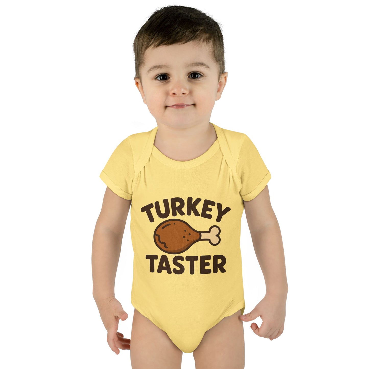 Thanksgiving Baby Bodysuit, Cute Infant Outfit, Holiday Gift for Newborns, Turkey Taster Onesie, Baby Shower Present, Fall Celebration