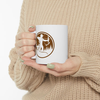 Bowhunter for Life Coffee Mug | Perfect for Outdoor Enthusiasts, Coffee Lovers, and Camping
