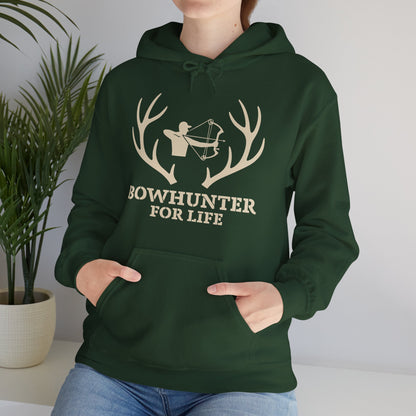 Bowhunter For Life Unisex Hoodie | Perfect Gift for Hunters, Outdoor Enthusiasts, Archery Lovers, Camping
