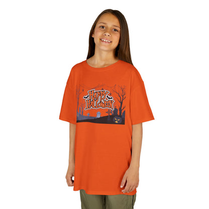 Kids Halloween T-Shirt, Spooky Fun Apparel, Halloween Costume Tee, Trick-or-Treat Shirt, Kids Party Wear, Seasonal Gift