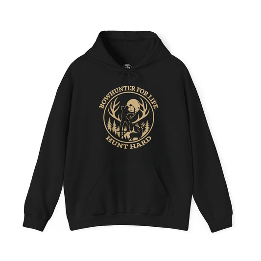 Hunt Hard Hoodie - Adventure Awaits, Perfect for Outdoor Enthusiasts, Gift for Hunters, Fall Fashion, Cozy Sweatshirt