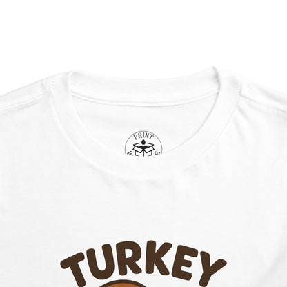 Turkey Taster Toddler Unisex T-Shirt | Fun Holiday Shirt, Thanksgiving Apparel, Gift for Kids, Cute Foodie Outfit