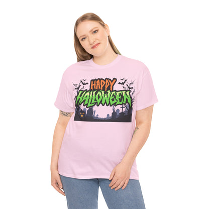 Halloween Graphic Tee, Unisex Heavy Cotton Shirt, Spooky Holiday Apparel, [...]