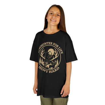 Bowhunter For Life Youth Unisex T-Shirt | Perfect Gift for Young Hunters, Outdoor Adventures, Nature Explorers