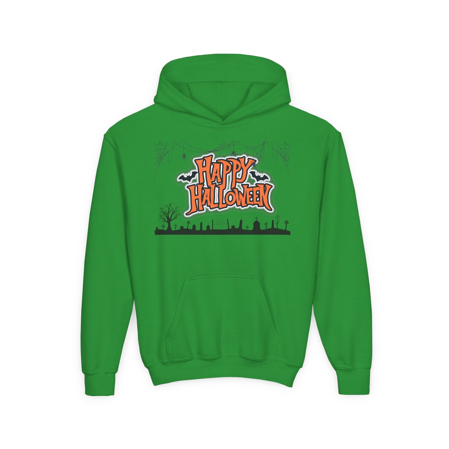 Halloween Youth Hoodie, Cozy Sweatshirt for Kids, Fun Fall Apparel, Spooky Season Hoodie, Trick or Treat Gift