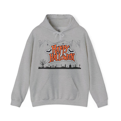 Halloween Hoodie, Unisex Heavy Blend Hoodie, Cozy Fall Apparel, Spooky Season Gift, Halloween Celebration Wear