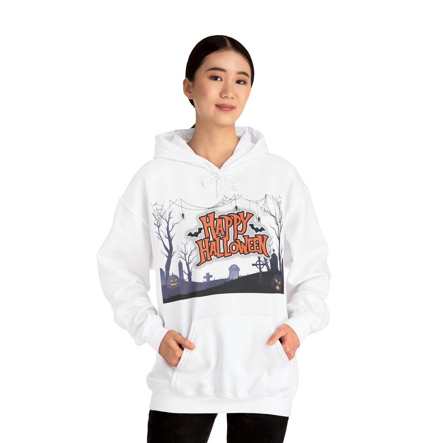 Halloween Hoodie, Cozy Unisex Hoodie, Spooky Season Apparel, Autumn Fashion, October 31st Celebration, Gift for Halloween Lovers