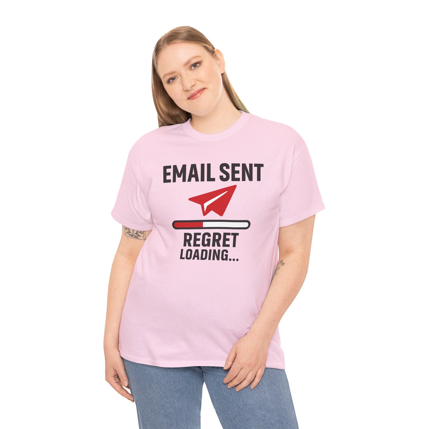 Email Sent Regret Loading Unisex T-Shirt | Funny Coworker Gift, Office Humor, Casual Wear, Quirky Tee