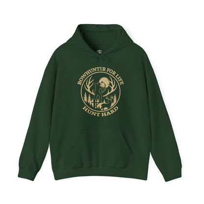 Bowhunter For Life Unisex Hoodie | Adventure Awaits, Perfect for Outdoor Enthusiasts, Gift for Hunters, Fall Fashion, Cozy Sweatshirt