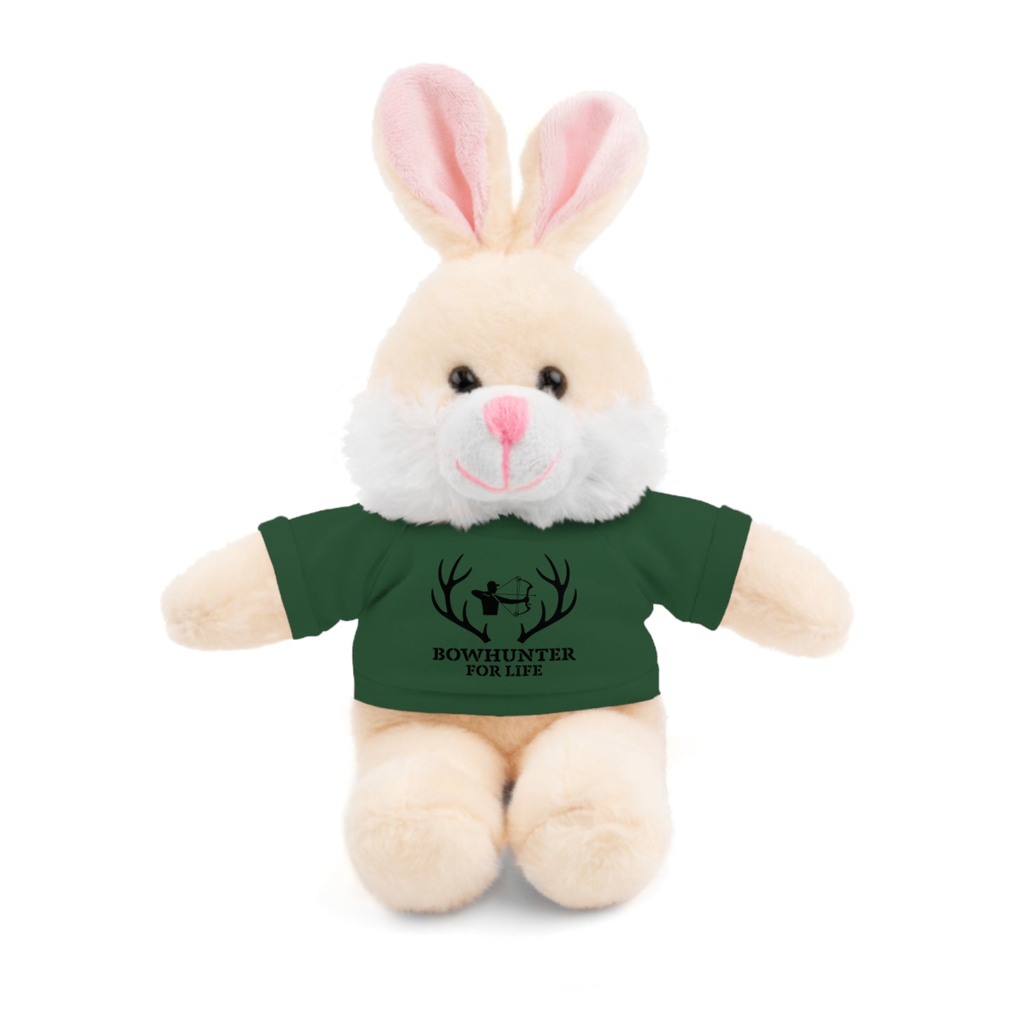 Stuffed Animals with Bowhunter for Life Custom Printed Tee