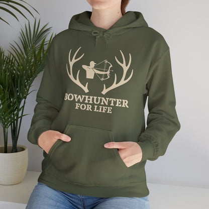Bowhunter For Life Unisex Hoodie | Perfect Gift for Hunters, Outdoor Enthusiasts, Archery Lovers, Camping
