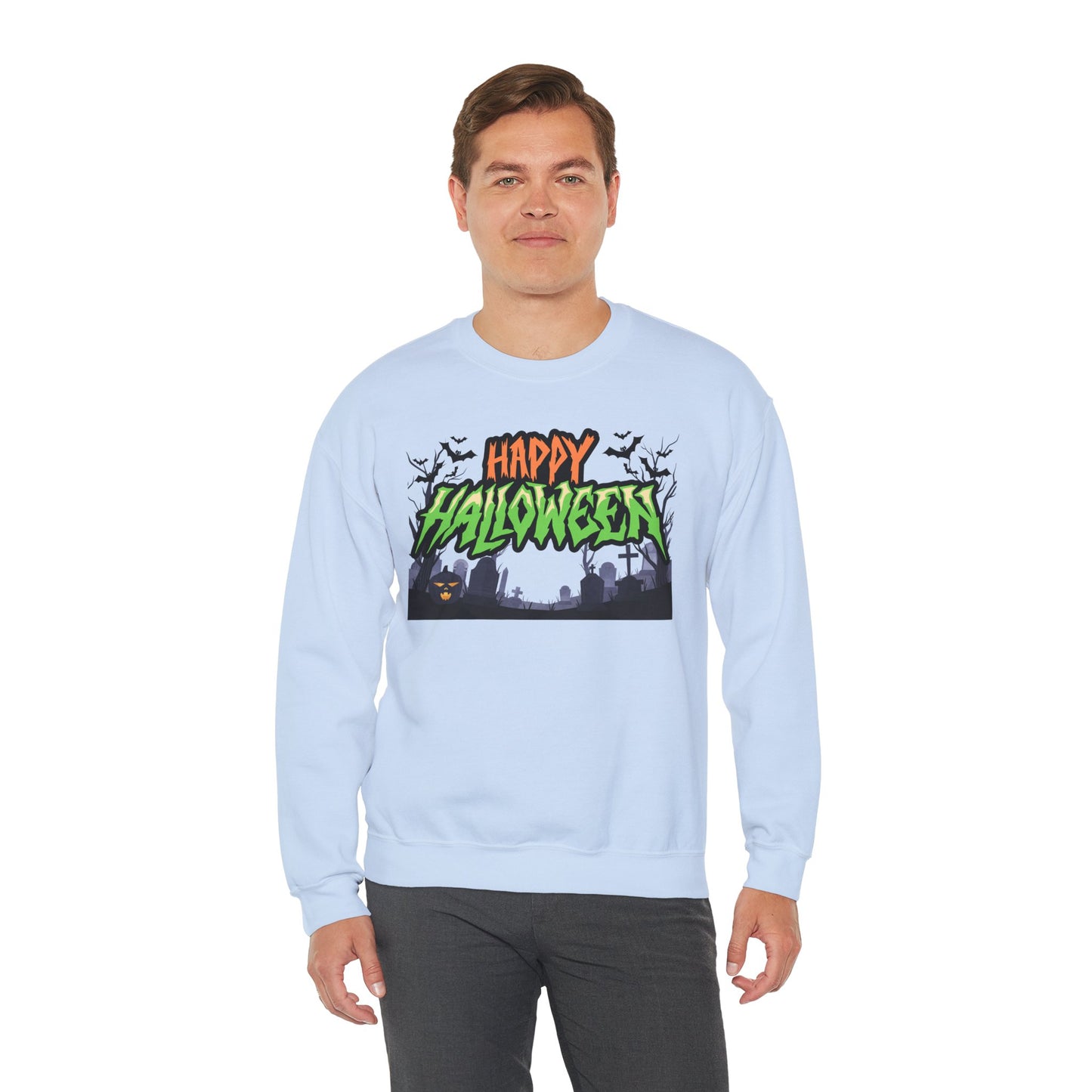 Happy Halloween Crewneck Sweatshirt, Halloween Apparel, Fall Fashion, [...]