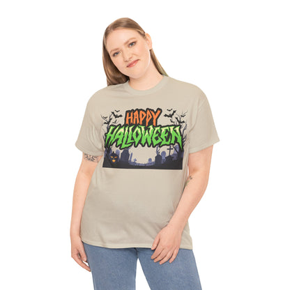 Halloween Graphic Tee, Unisex Heavy Cotton Shirt, Spooky Holiday Apparel, [...]