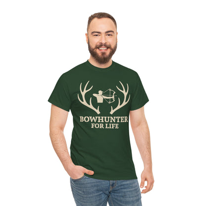 Bowhunter For Life Unisex T-Shirt | Archery Shirt, Outdoor Apparel, Gift for Hunters, Hunting Enthusiasts, Casual Wear