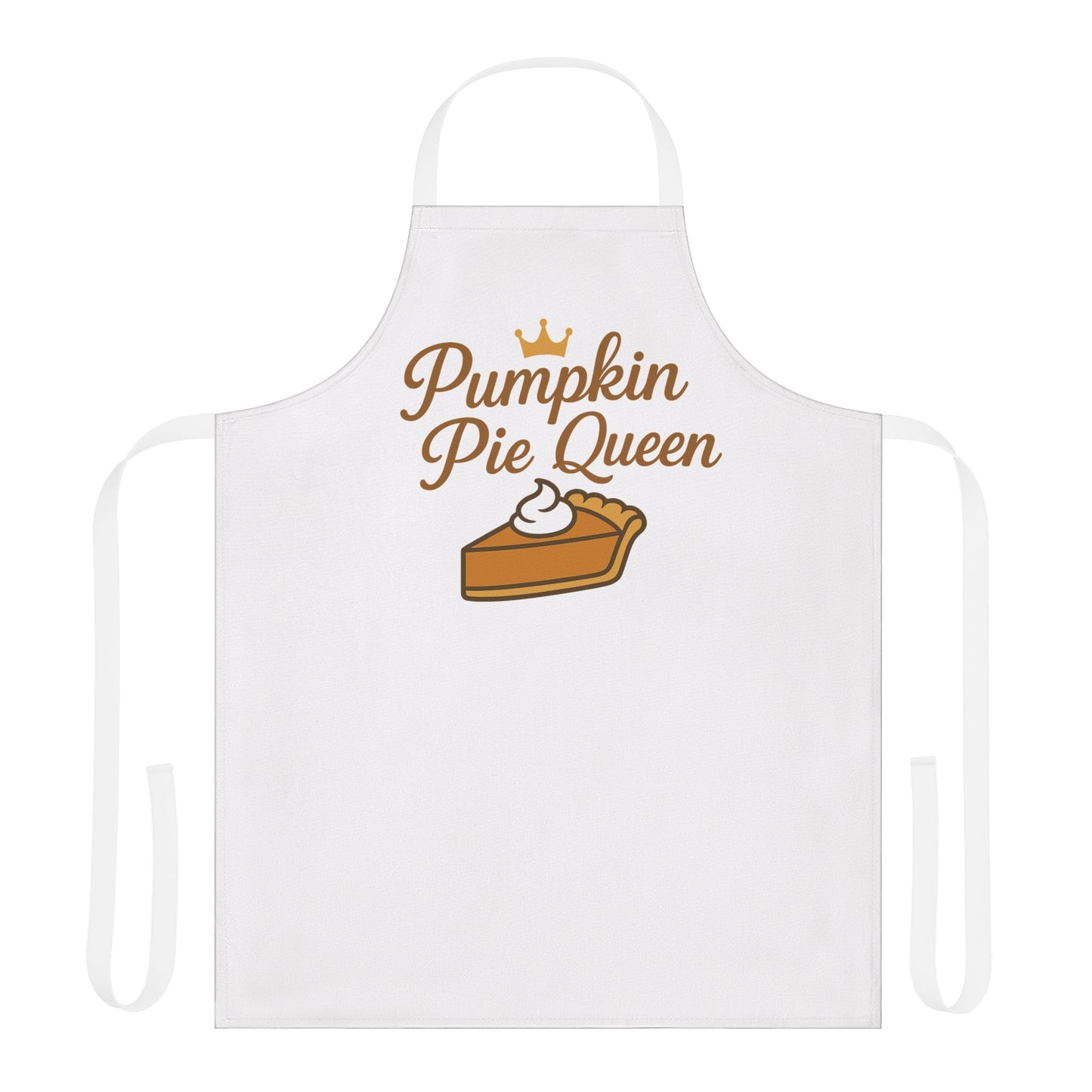 Pumpkin Pie Queen Apron - Perfect for Thanksgiving Bakers, Holiday Cooking, Kitchen Decor, Gift for Her, Fun Cooking Apron