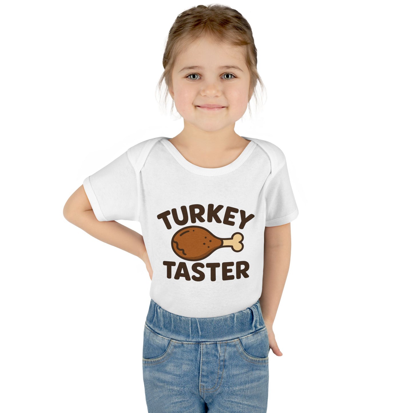 Thanksgiving Baby Bodysuit, Cute Infant Outfit, Holiday Gift for Newborns, Turkey Taster Onesie, Baby Shower Present, Fall Celebration