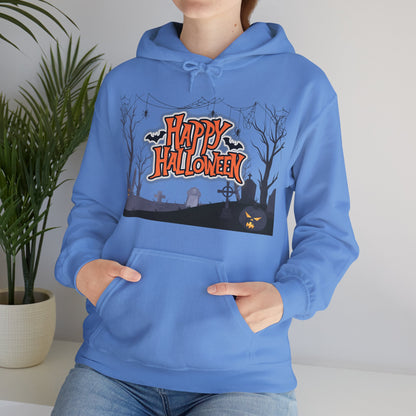 Halloween Hoodie, Cozy Unisex Hoodie, Spooky Season Apparel, Autumn Fashion, October 31st Celebration, Gift for Halloween Lovers