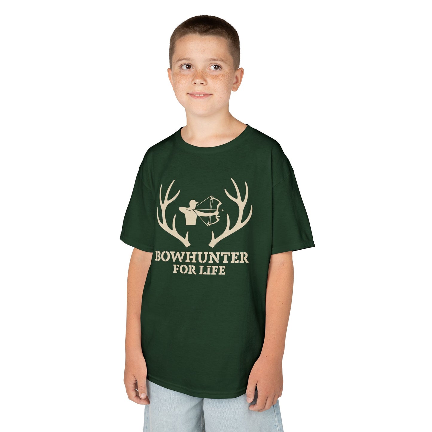 Bowhunter For Life Youth Unisex T-Shirt | Outdoor Adventures, Hunting Gifts, Adventure Clothing, Kids Sportswear