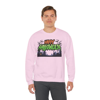 Happy Halloween Crewneck Sweatshirt, Halloween Apparel, Fall Fashion, [...]