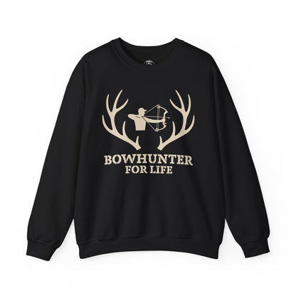 Bowhunter for Life Sweatshirt | Unisex Heavy Blend Crewneck | Perfect Gift for Hunters, Outdoor Enthusiasts, Archery Lovers