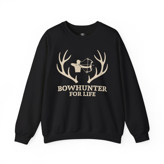 Bowhunter for Life Sweatshirt | Unisex Heavy Blend Crewneck | Perfect Gift for Hunters, Outdoor Enthusiasts, Archery Lovers