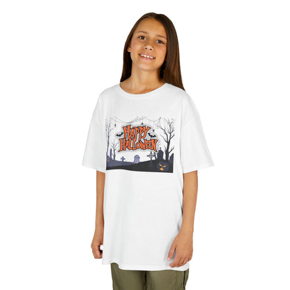 Kids Halloween T-Shirt, Spooky Fun Apparel, Halloween Costume Tee, Trick-or-Treat Shirt, Kids Party Wear, Seasonal Gift